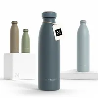 LARS NYSØM Edelstahl Trinkflasche 350ml, 500ml, 750ml, 1L, 1
