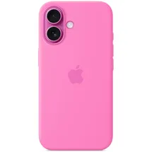 Apple iPhone 16 Silikon Case mit MagSafe rosa