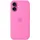 Apple iPhone 16 Silikon Case mit MagSafe rosa