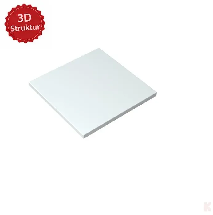 Klemos Fliese 6x6 – individuell bedruckte Klemmbaustein-Fliese mit 3D Struktur