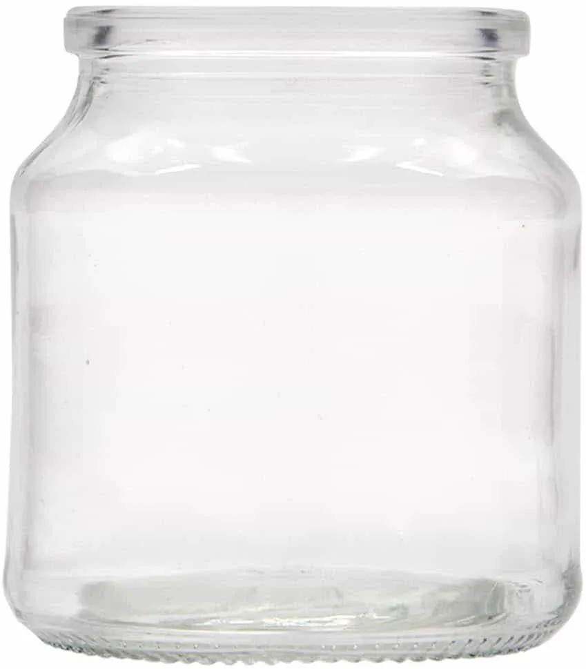 205 ml Barattolo con tappo in sughero, vetro, imboccatura: fascetta