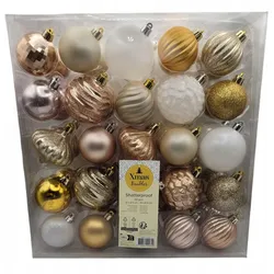 Weihnachtskugeln Baumkugeln Christbaumkugeln Kugeln bruchsicher 50 Stück