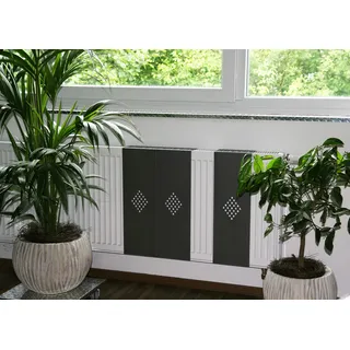 Szagato Heizkörperverkleidung Raute, (B x 20 cm, Moonstone, Glänzend, 1 Stk.)