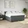 vidaXL Boxspringbett 180 x 200 cm Dunkelgrau