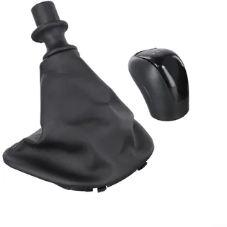 Micpointik Schaltknauf 6 Gang + Schaltsack Für Mercedes W639 VITO 2003–2010 Komplettset Knauf Plug-Play Ersatzteil, PU Material