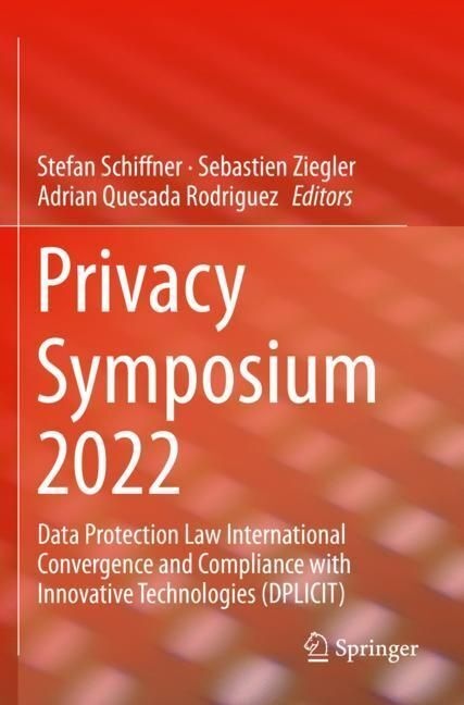 Privacy Symposium 2022  Kartoniert (TB)