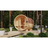 Karibu Fasssauna 2 - 38 mm 9 kW Bio-Kombiofen inkl. Steuergerät