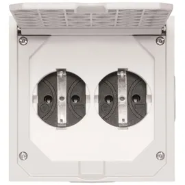 ABL Schuko-Steckdose Grau 2 St.