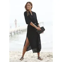 LASCANA Hemdblusenkleid Blusenkleider Schwarz 34