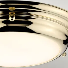 Elstead Lighting Welland 1xLED-Platine 24,5 x 24,5 cm Messing