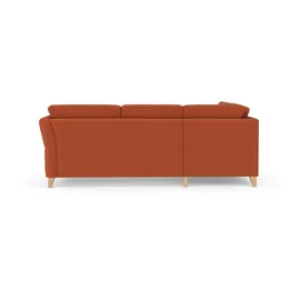 sit&more Ecksofa Visby L-Form, Wahlweise mit Bettfunktion und Stauraum, frei im Raum stellbar orange