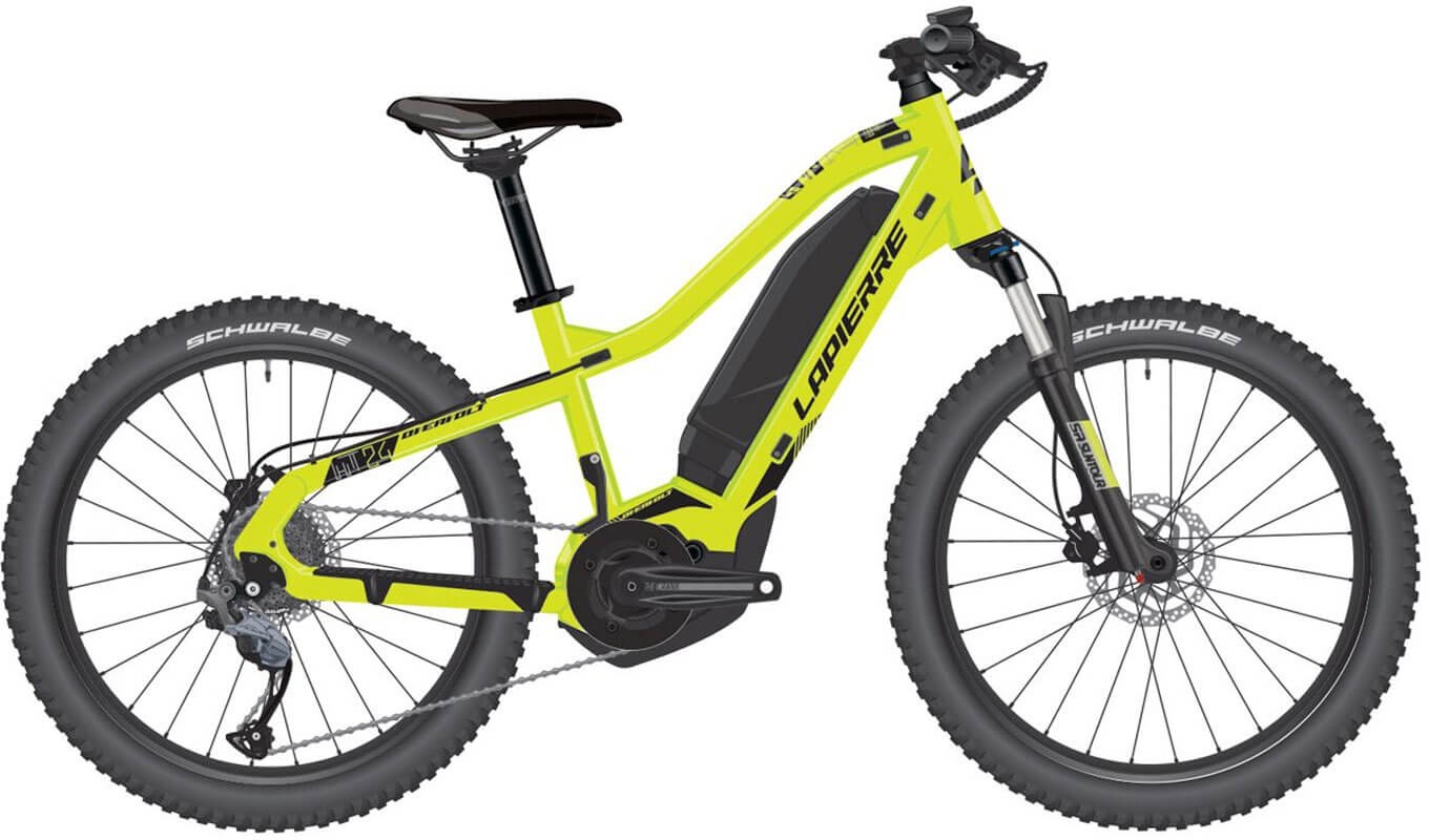 Lapierre OVERVOLT HT 24 Kinder eBike - Yellow - 34cm | 24 Zoll