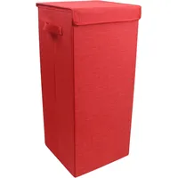 VCM Wäschekorb Wäschebox Stoffbox mit Deckel Dreso L