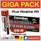 Camelion Plus Alkaline Mignon AA, 36er-Pack (LR6-BP36)