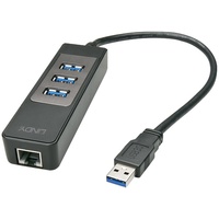 Lindy USB 3.1 Hub - Gigabit Ethernet Adapter