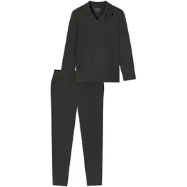 SCHIESSER Pyjama Selected Premium Warming Grau 52