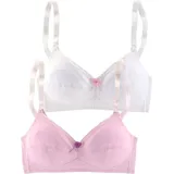 PETITE FLEUR Still-BH Damen flieder+weiß Gr.80E