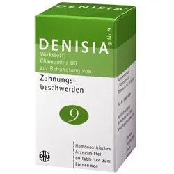 DENISIA 9 Zahnungsbeschwerden Tabletten 80 St Tabletten