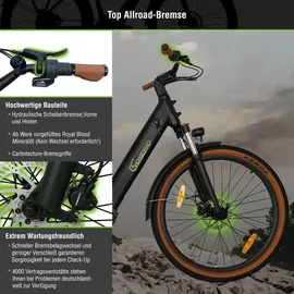 Sachsenrad E-SUV All Terrain E-Bike S5G Centro 2026 28 Zoll RH 54 cm Unisex schwarz