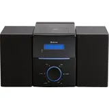 Denver MCA-240 Stereoanlage AUX, CD, UKW, Weckfunktion, Inkl. Fernbedienung 2 x 20W Schwarz
