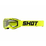 Shot Assault 2.0 Solid Offroad-brille - Neon Yellow Glossy - Clear/CAT0
