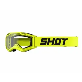 Shot Assault 2.0 Solid Offroad-brille - Neon Yellow Glossy - Clear/CAT0
