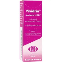 Bausch + Lomb Vividrin Azelastin MDO 0,5 mg/ml Augentropfen Lösung