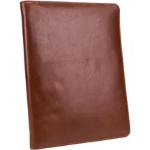 LEONHARD HEYDEN Cambridge Schreibmappe Leder 32 cm braun