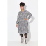 MIAMODA Jerseykleid Midikleid Schwarz 54
