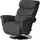 HIMOLLA Relaxsessel 7628 Leder 83 x 107 x 88 cm Schwarz mit Relax-Funktion