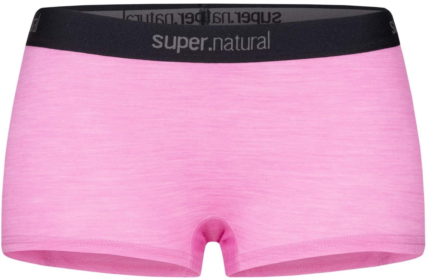 super.natural Körpernahe Damen Unterhose, Mit Merinowolle, W BASE BOYFRIEND HIPSTER 175, Größe: XS, Farbe: Rosa meliert