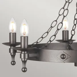 Elstead Lighting Warwick 6-flg. (WR6 GRAPHITE)