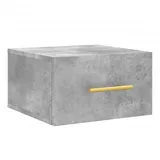 vidaXL Wand-Nachttisch Betongrau 35x35x20 cm