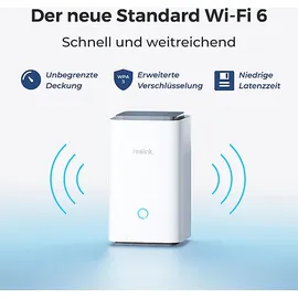 Reolink Hub1 mit 2 Argus Series B350 + Solar Panel 4K 8MP Akku Kamerasystem WLAN Outdoor, Überwachungskamera