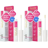 Wimpernwachstumsserum - Wimpern und Augenbrauenwachstumsserum für längere dickere vollere Wimpern - Natürliches Wimpernserum für Wachstum, Dicke 3 ml (Packung mit 2)