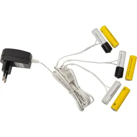 Lumineo Batterie-Ersatz pvc BO indoor L.300cm schwarz/weiß