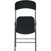 Steelboxx Klappstuhl Polyrattan Holzoptik 46 x 53 x 83,5 cm grau 4 St.