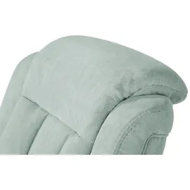 Polstermöbel Oelsa Fernsehsessel Andorra Mikrofaser 87 x 108 x 110 cm Blau mit Rollen