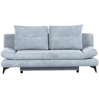 Carryhome Schlafsofa Hellblau, - 191x76x86 cm,