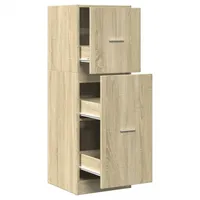 vidaXL Apothekerschrank Sonoma-Eiche 40 x 41 x 118 cm Braun