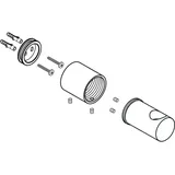 Ideal Standard Wandbefestigung für Brausestange Chrom , F960891AA