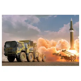 I Love Kit M1001 - MAN mit M790 Erector Launcher schwarz/weiß 1:35