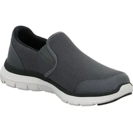 SKECHERS Slipper Slipper Kunstleder/Mesh - Grau Gr.: 42