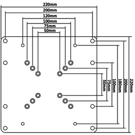My Wall VESA-Adapter Passend für Serie (Halter): Universal Silber