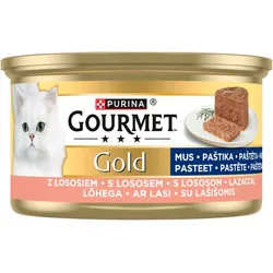 Purina Gourmet Gold Mousse mit Lachs 85g