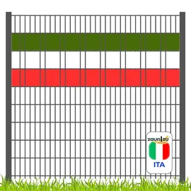zaunzu Sichtschutzstreifen Italien bunt 1 St.
