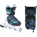 K2 Marlee Pro Pack Kinder blue/white 32-37