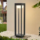 PRIOS Außenleuchte Aluminium 14 cm x 60 cm spritzwassergeschützt grau