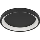 EGLO Loretello-Z 1 LED dimmbar schwarz Ø 35 cm