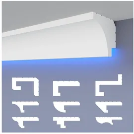 heximo LED-Schattenfugenprofil Stuckleisten 20,4 m